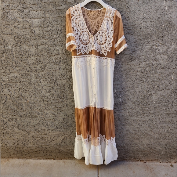 For Love And Lemons White Carmine Maxi Dress - Picture 6 of 10